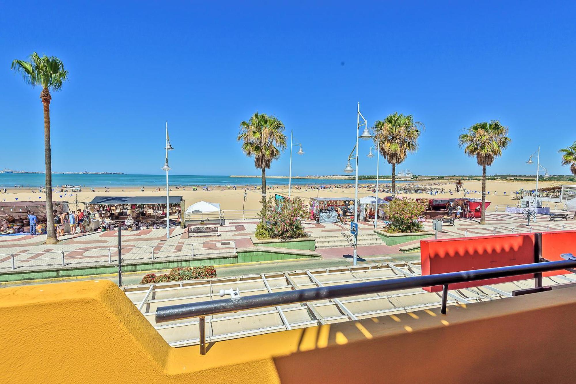 Beachfront Duplex 1ª Linea & Terraces Oceanfront El Puerto de Santa Maria Exterior photo