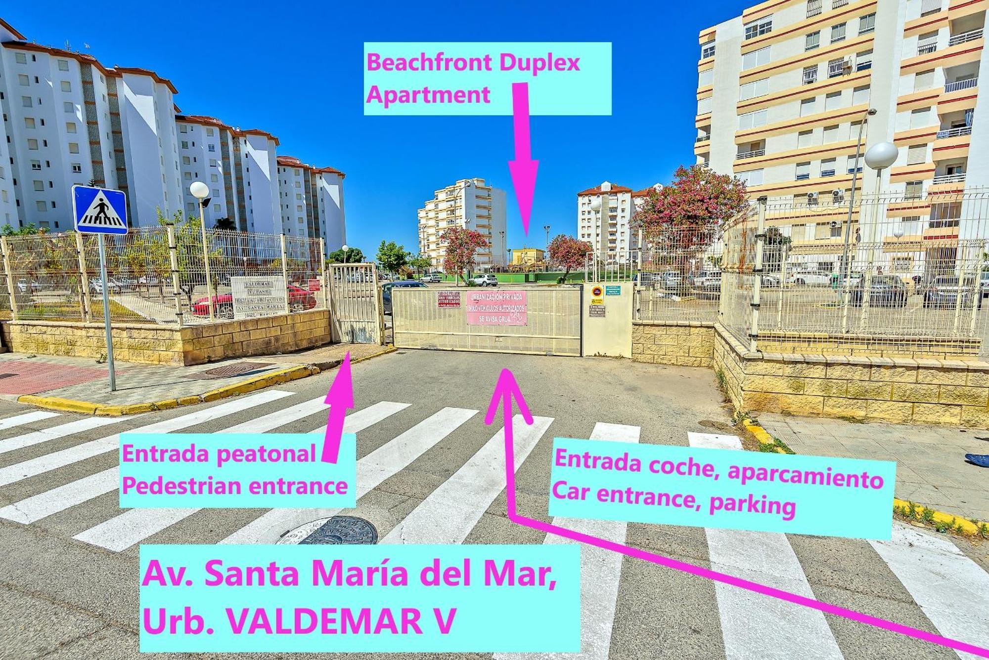 Beachfront Duplex 1ª Linea & Terraces Oceanfront El Puerto de Santa Maria Exterior photo